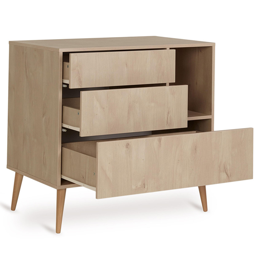 Commode 3 tiroirs Cocoon Natural Oak 