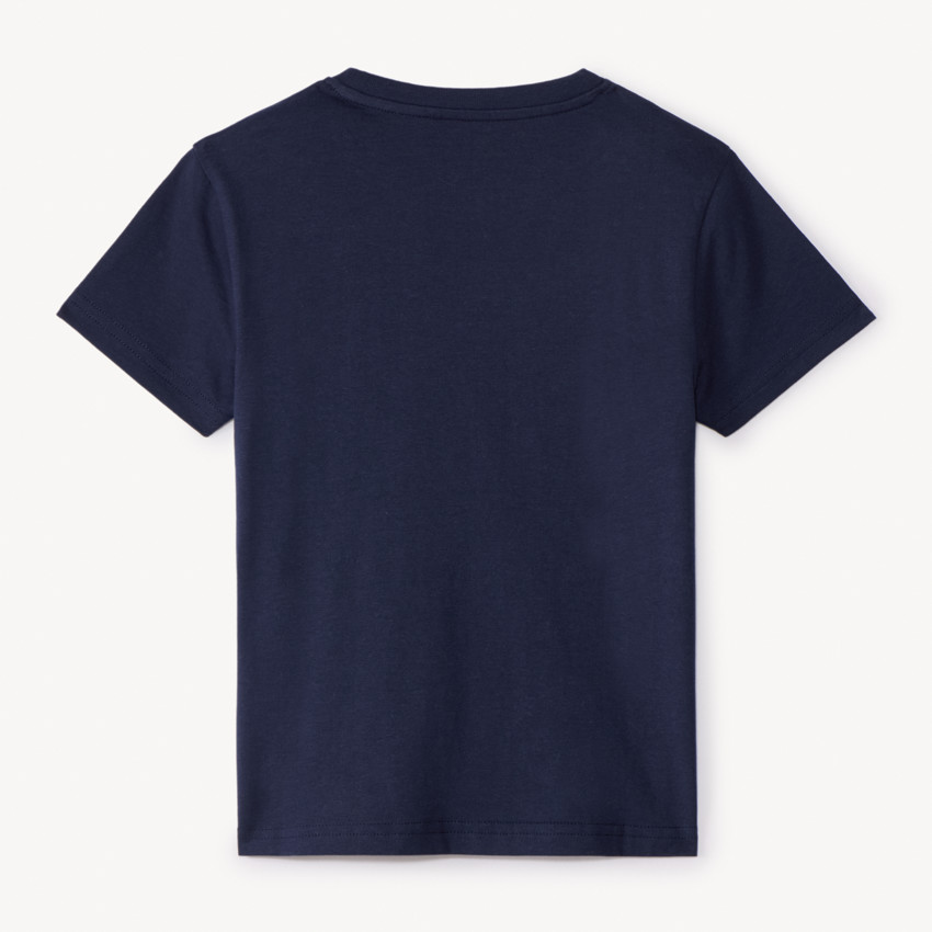 T-shirt met korte mouwen in effen kleur voor jongens 