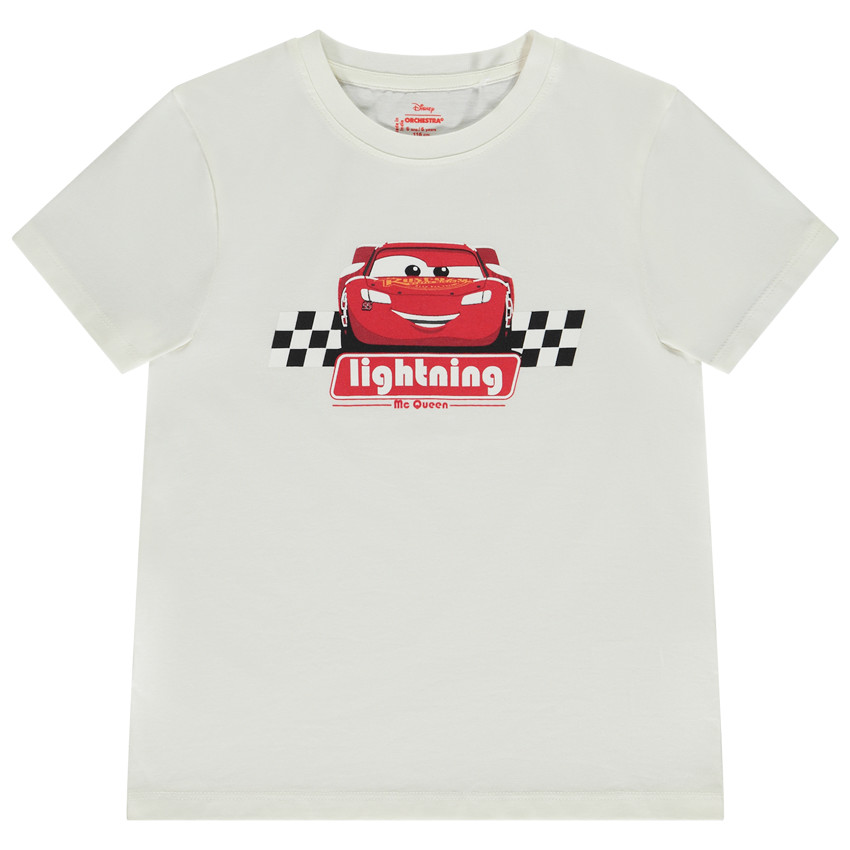 T-shirt manches courtes print Cars Disney pour garçon 