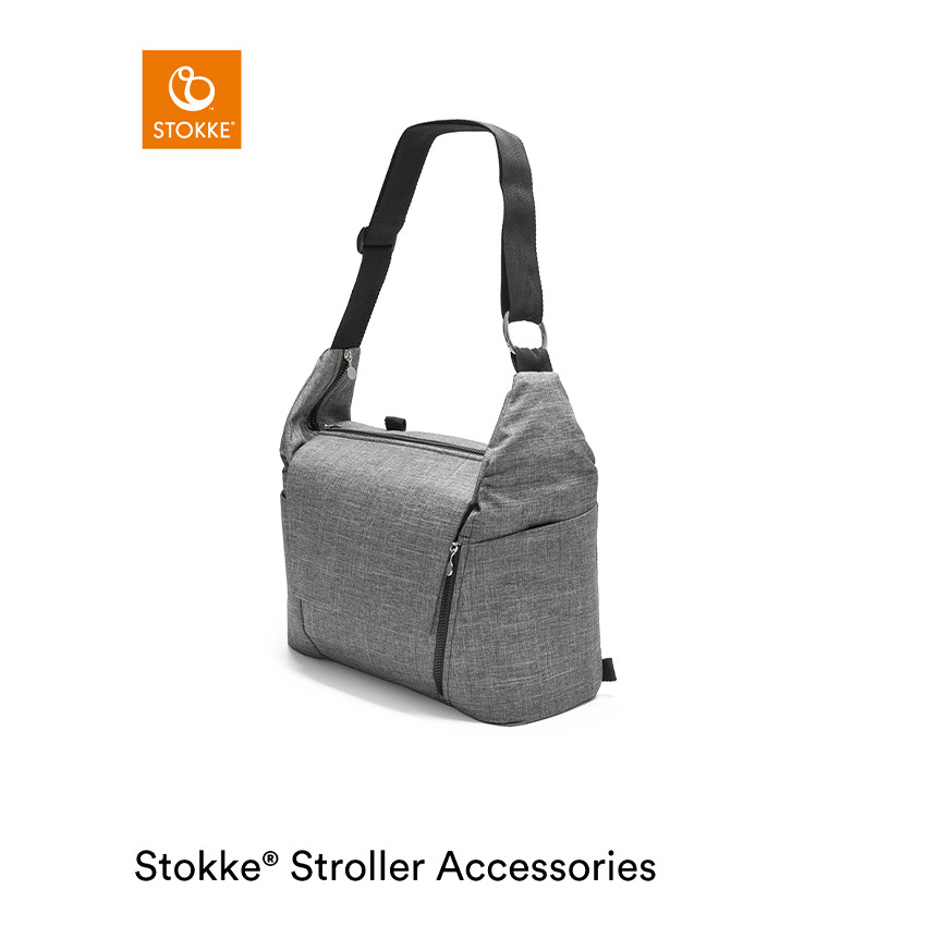 Luiertas – Zwart melange 