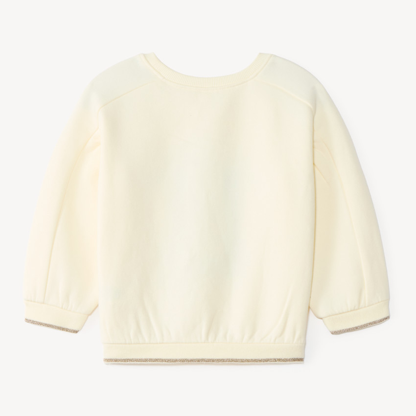 Sweat meisjes met oversized print van een hond en een kat 