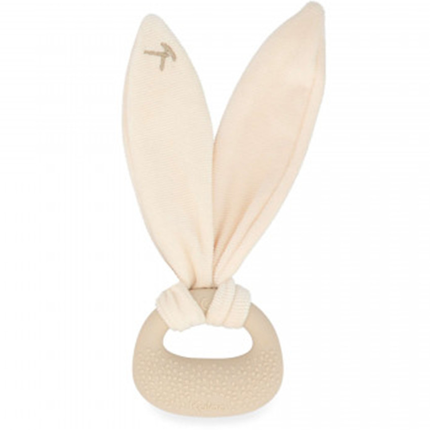 Anneau de dentition en silicone Lapin Crème 