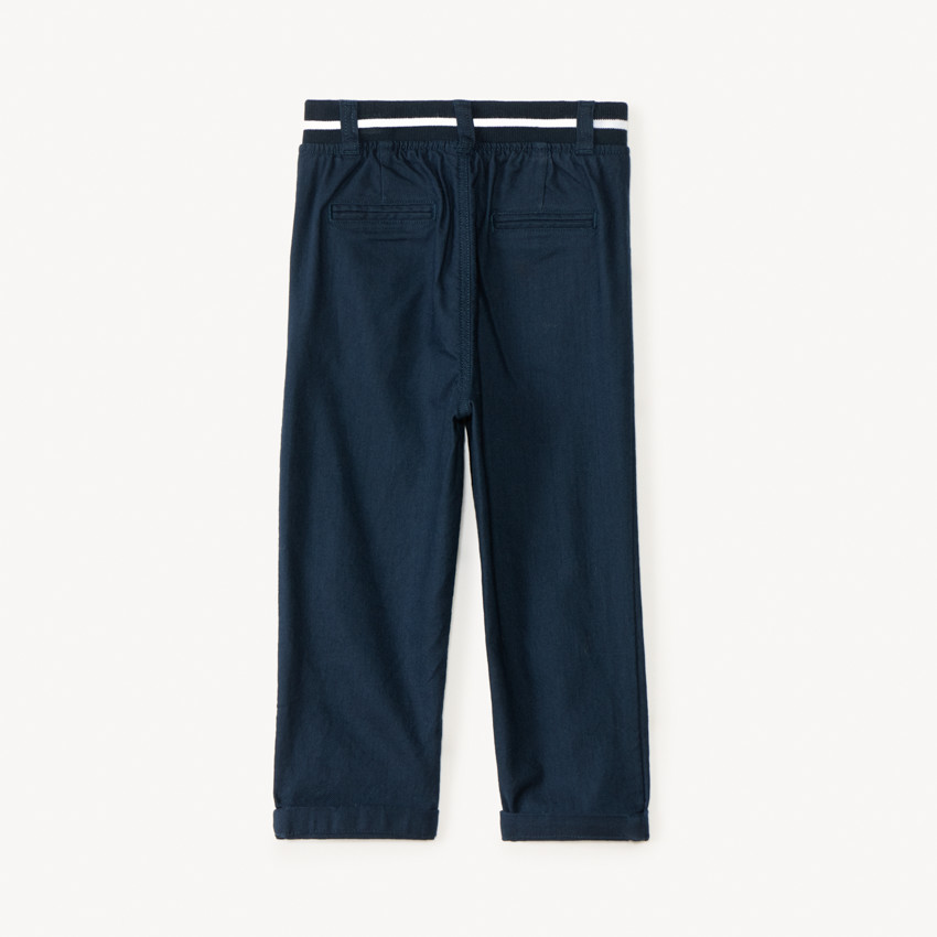 Pantalon droit avec taille élastique pour bébé garçon 