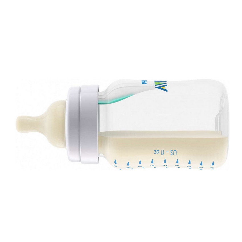 Lot de 2 biberons anti-colique 125 ml + 260 ml avec valve Airfree 