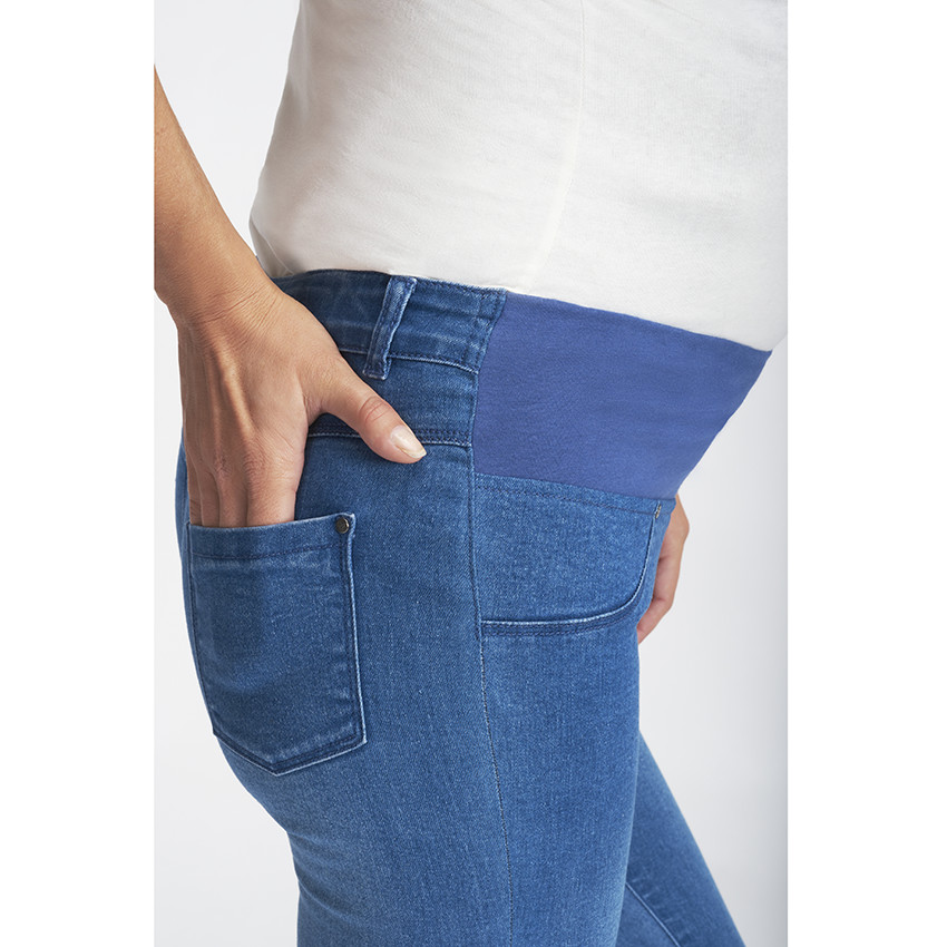 Jegging de grossesse skinny extra stretch avec bandeau 