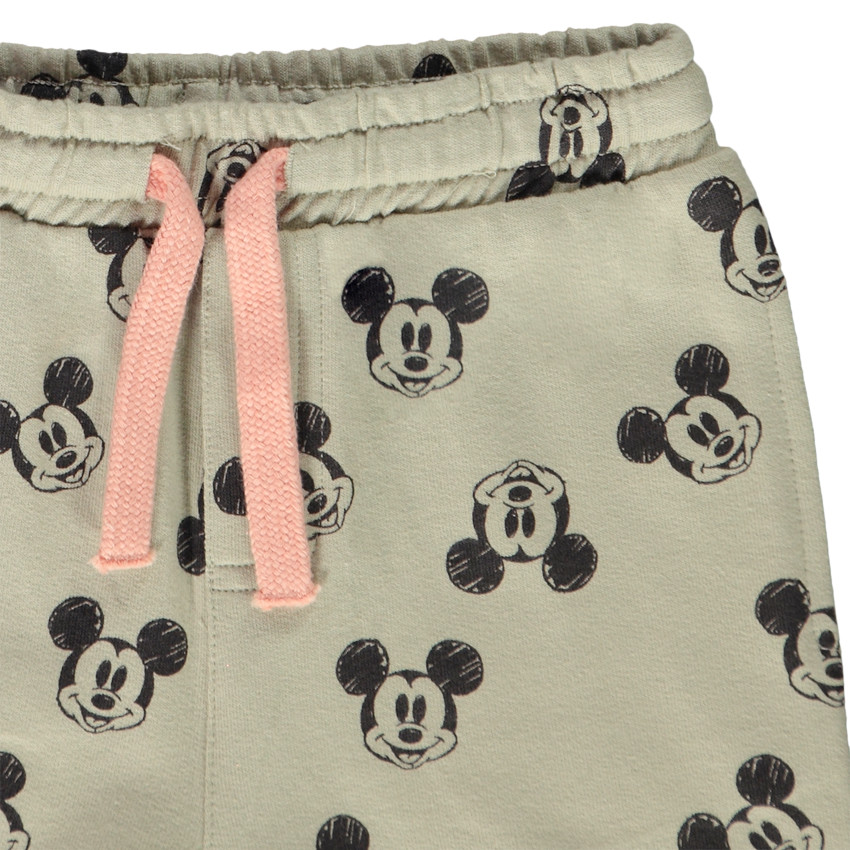 Set van 2 delen mouwloos shirt + bermuda met Mickey Disney-print voor babyjongen 