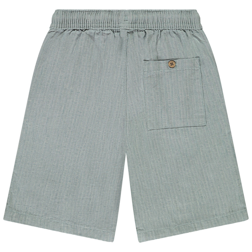 Bermuda en toile fantaisie pour garçon 