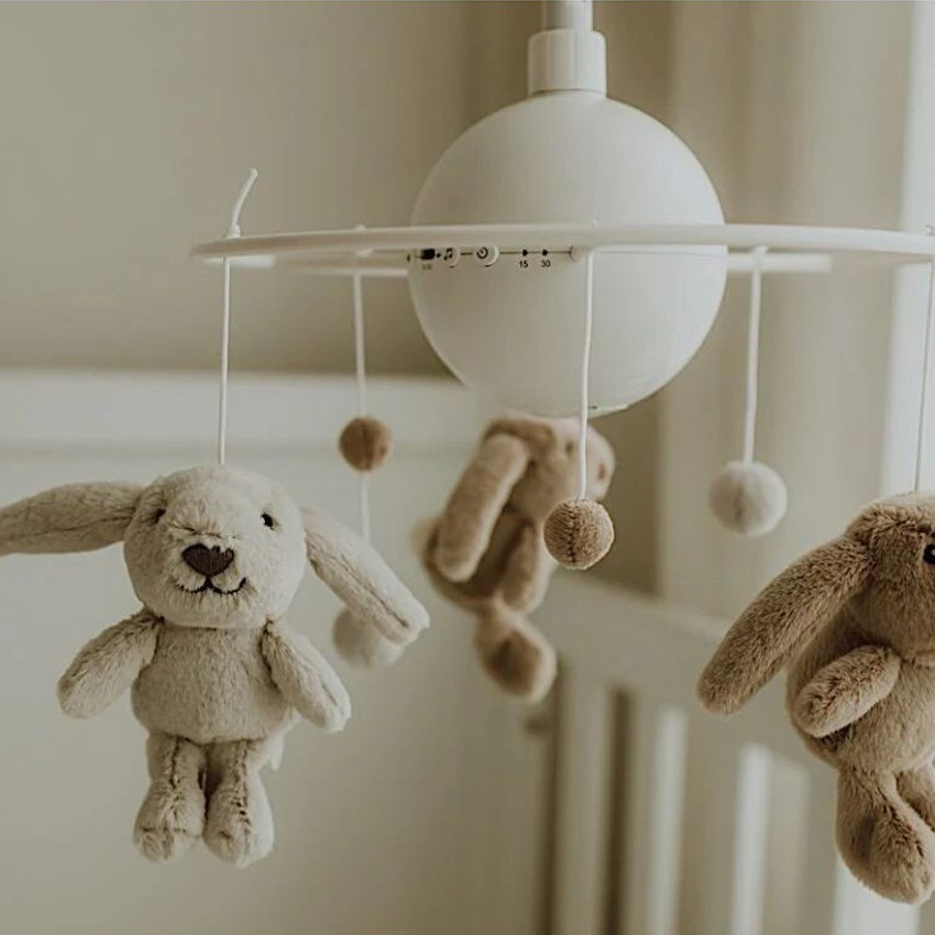 Speelmobiel voor park - Milo het konijn - Oplaadbaar - Wit 