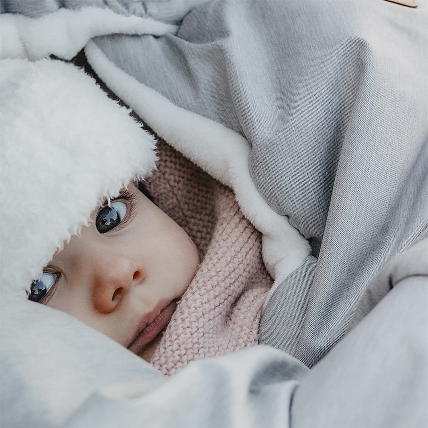 Chancelière technique 6-26 mois TOG 6 doublée polaire gris chiné 