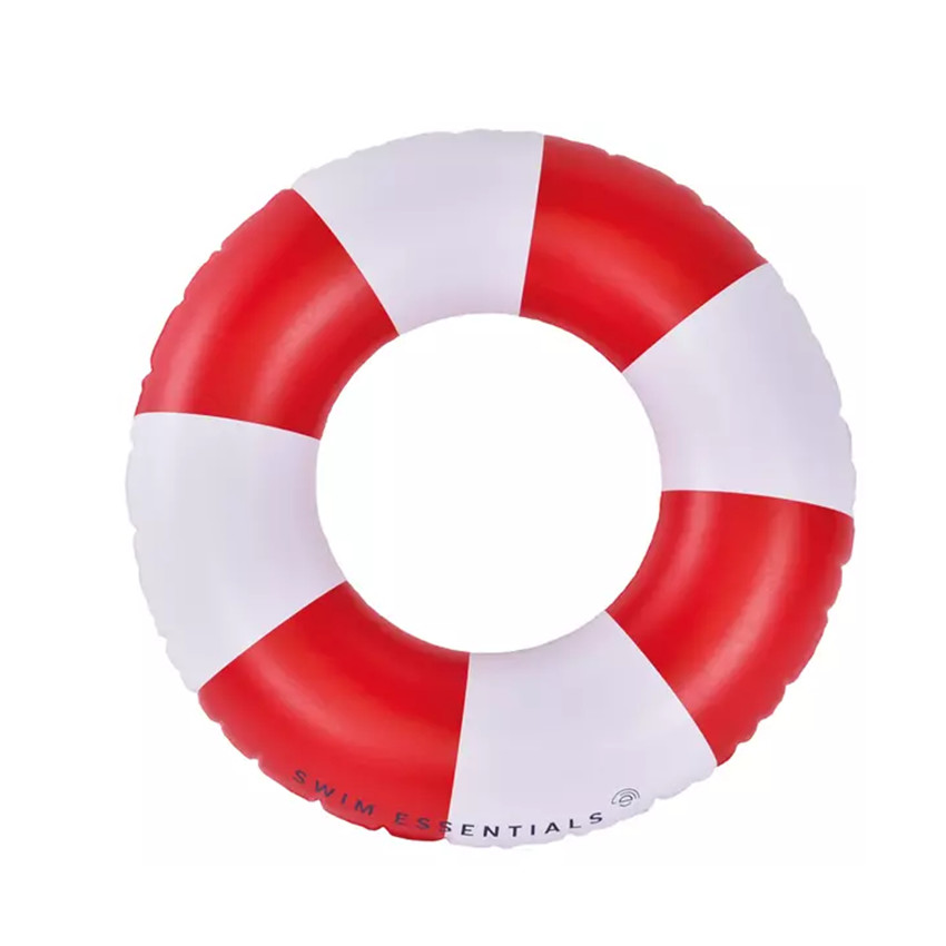 Bouée de plage rouge et blanc 55 cm 