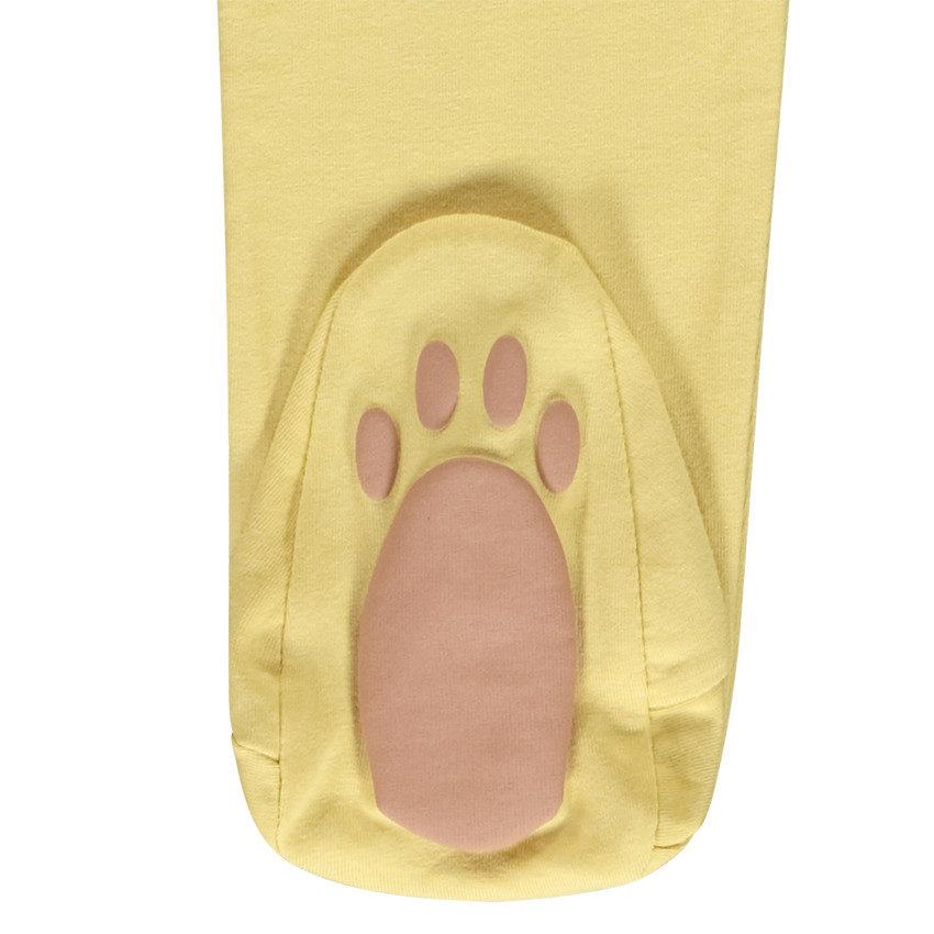 Pyjama beerprint met 3D-flappen voor jongen met verschillende openingen afhankelijk van de leeftijd 