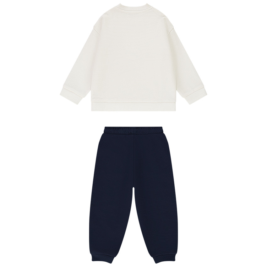 Ensemble 2 pièces en molleton pour bébé garçon 