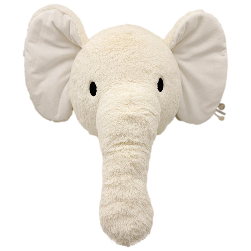 Wanddecoratie Olifant Elly Ivoor 