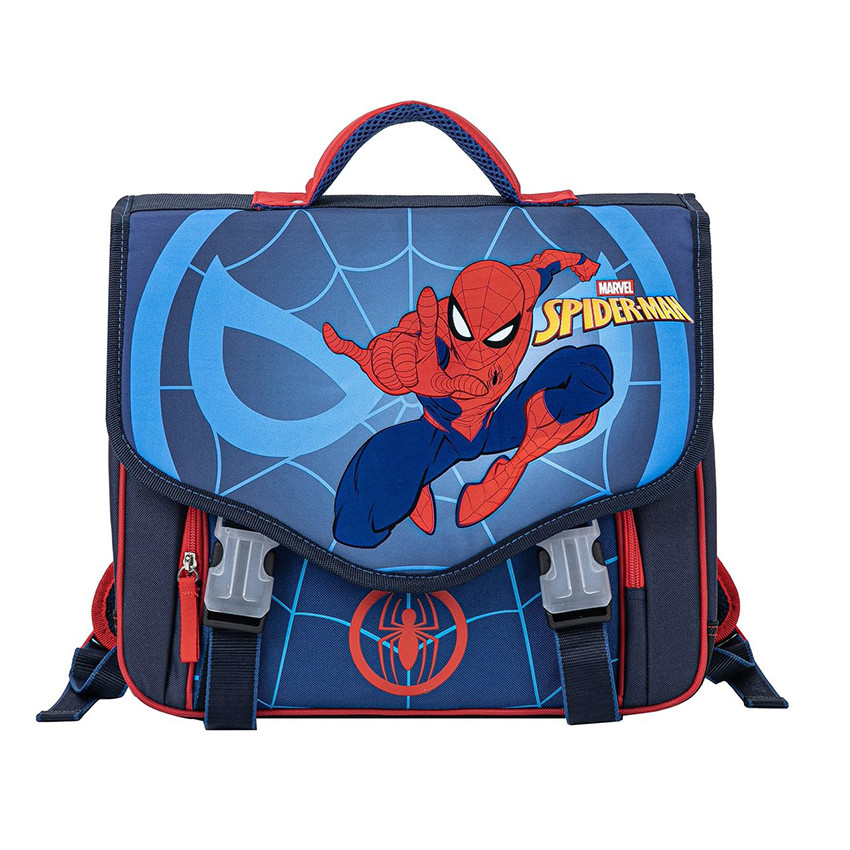 Cartable Spiderman 38 cm - Bleu 