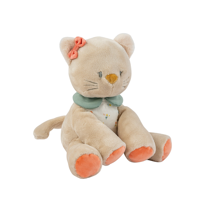 Peluche - chat Lana - Sable beige - 30 cm 