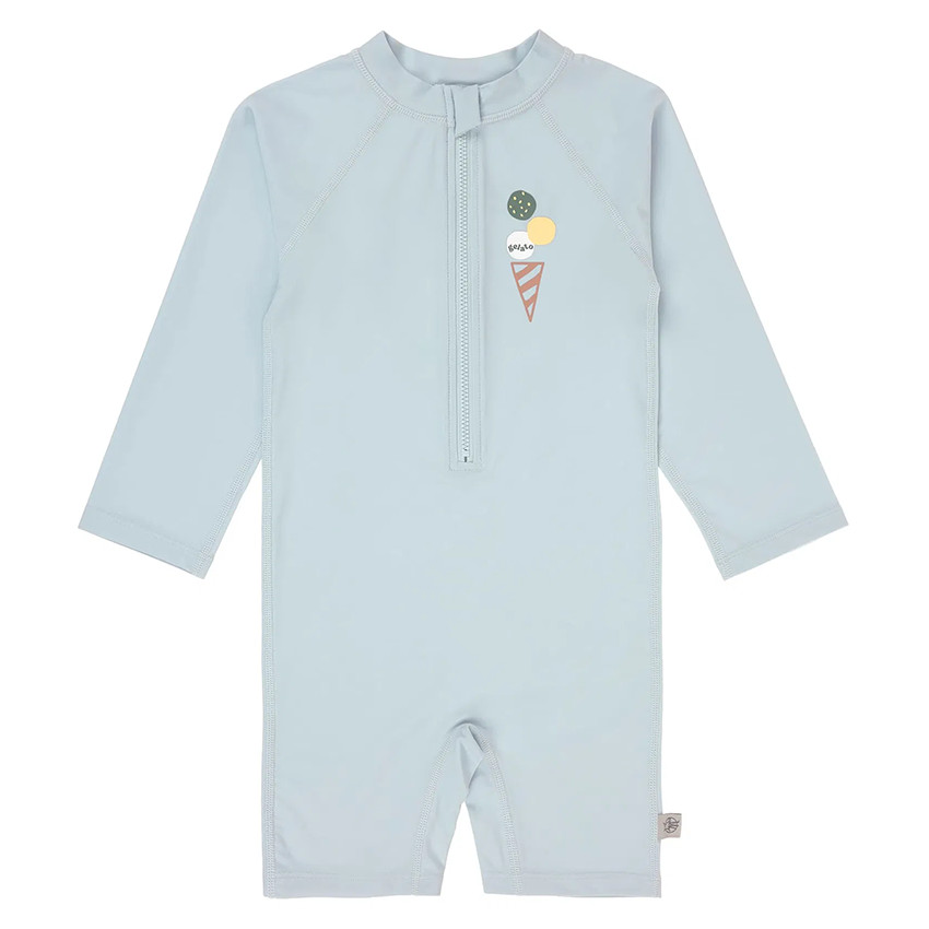Maillot de bain manches longues T62/68 (3-6 mois) Ice Cream Illusion Blue 