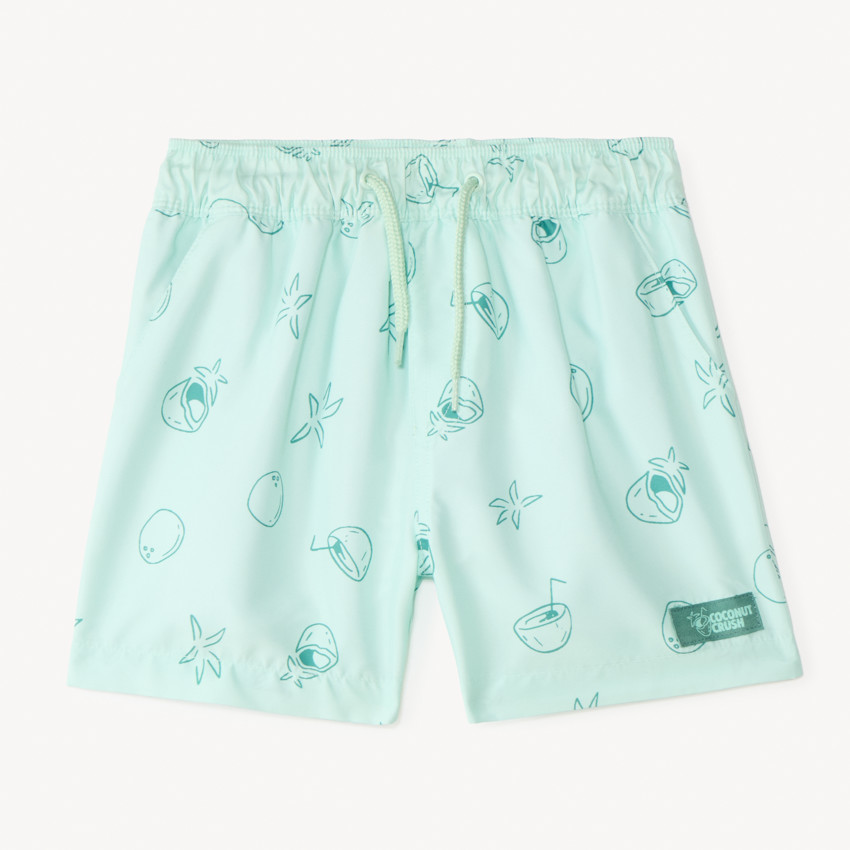 Short de bain imprimée noix de coco garçon 