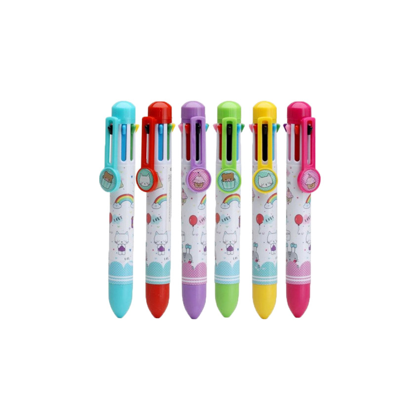 Stylo 8 couleurs 