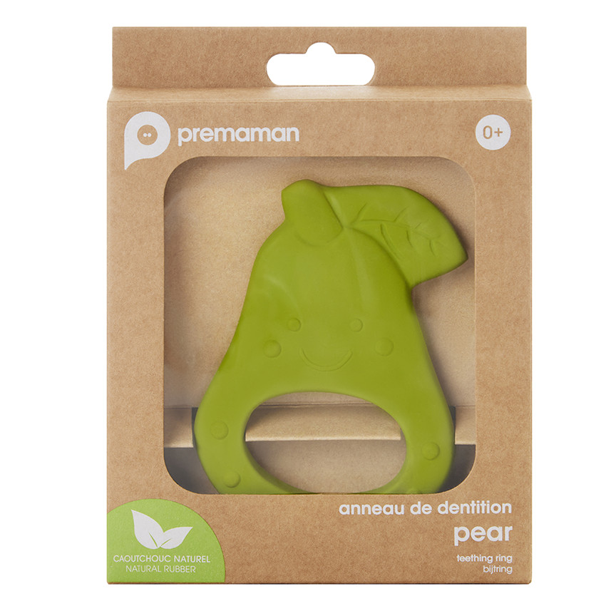 Anneau de dentition en caoutchouc Pear 