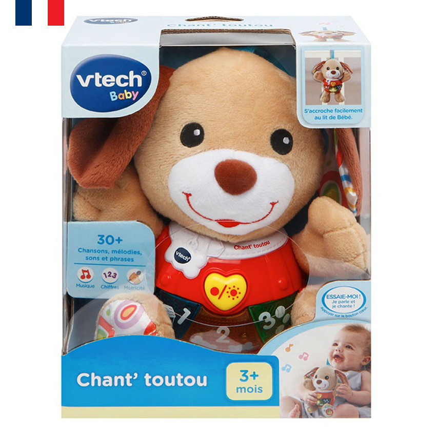 Peluche Chant'toutou Brun 