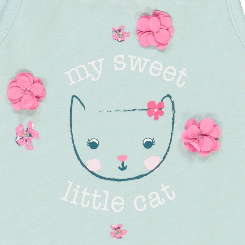 2-delige set met 3D-bloemblaadjes patches voor baby meisje 