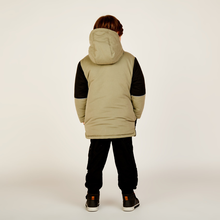 2-in-1 parka met sherpa vest voor jongens 