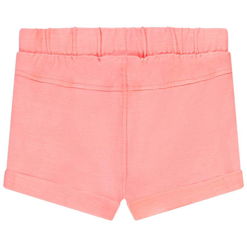 Short en molleton uni pour bébé fille 