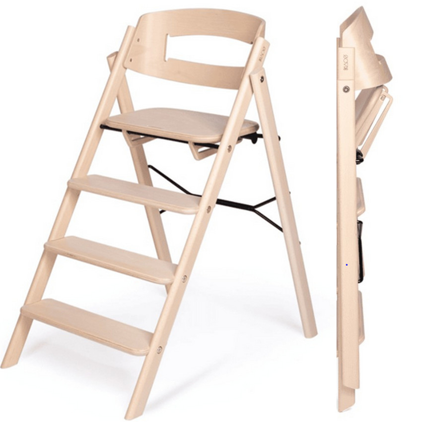 Hoge stoel Kaos Klapp evolutief opvouwbaar Eik 