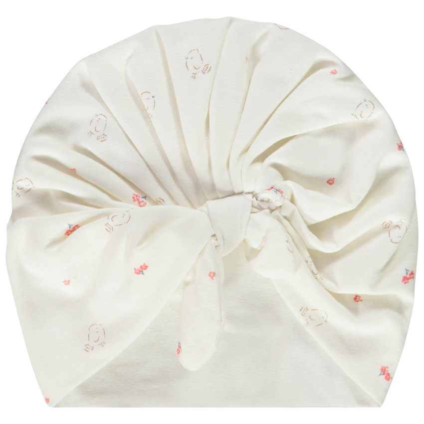 Turban in jersey stretch voor baby meisje 