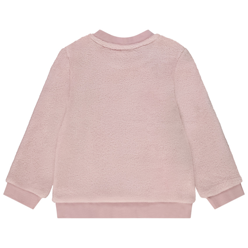 Sweatshirt fleece in sherpa patch Marie Disney voor baby meisje 
