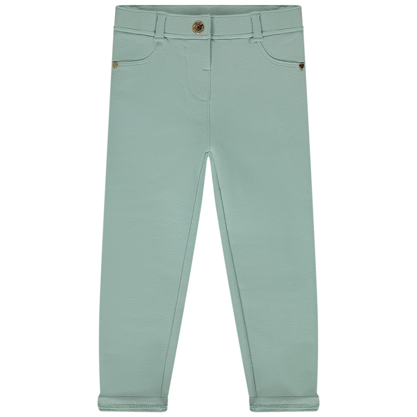 Broek effen voor baby meisje 