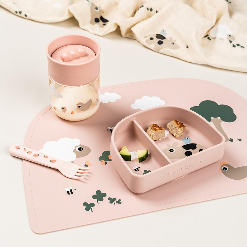 Oefenbeker rand 360° Tiny Farm Roze 