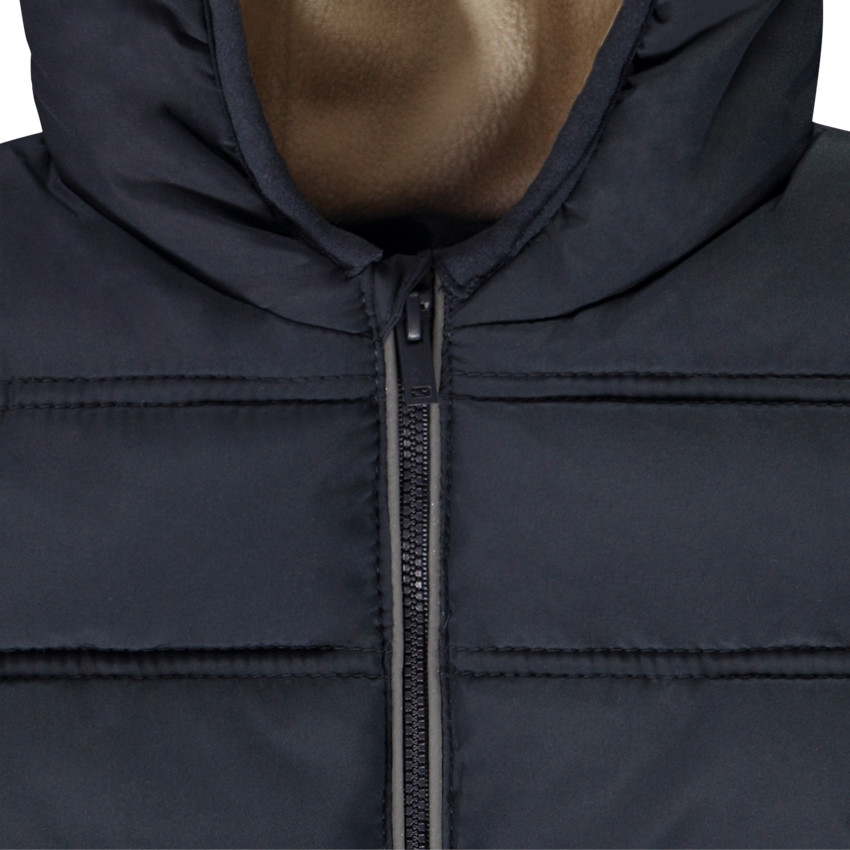 Donsjas in effen kleur met microfleece voering voor meisjes 