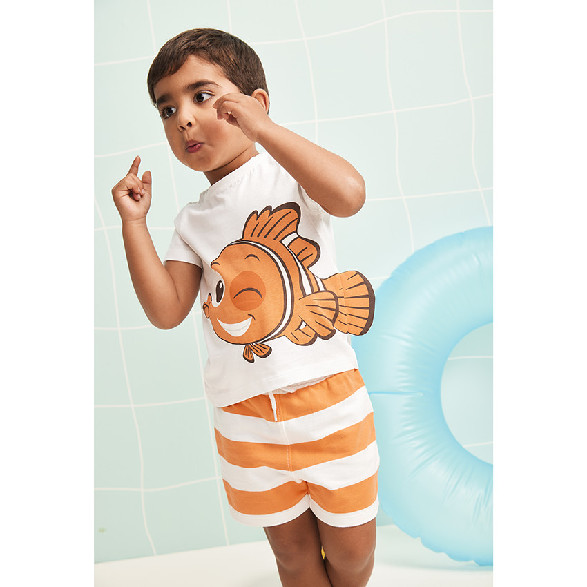 Ensemble 2 pièces t-shirt + short Nemo Disney pour bébé garçon 