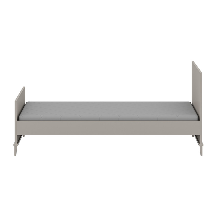Lit simple 90X200 Brother STU Taupe 