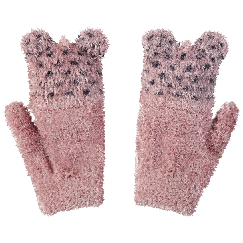 Gants 2 en 1 effet fourrure Minnie Disney pour fille 