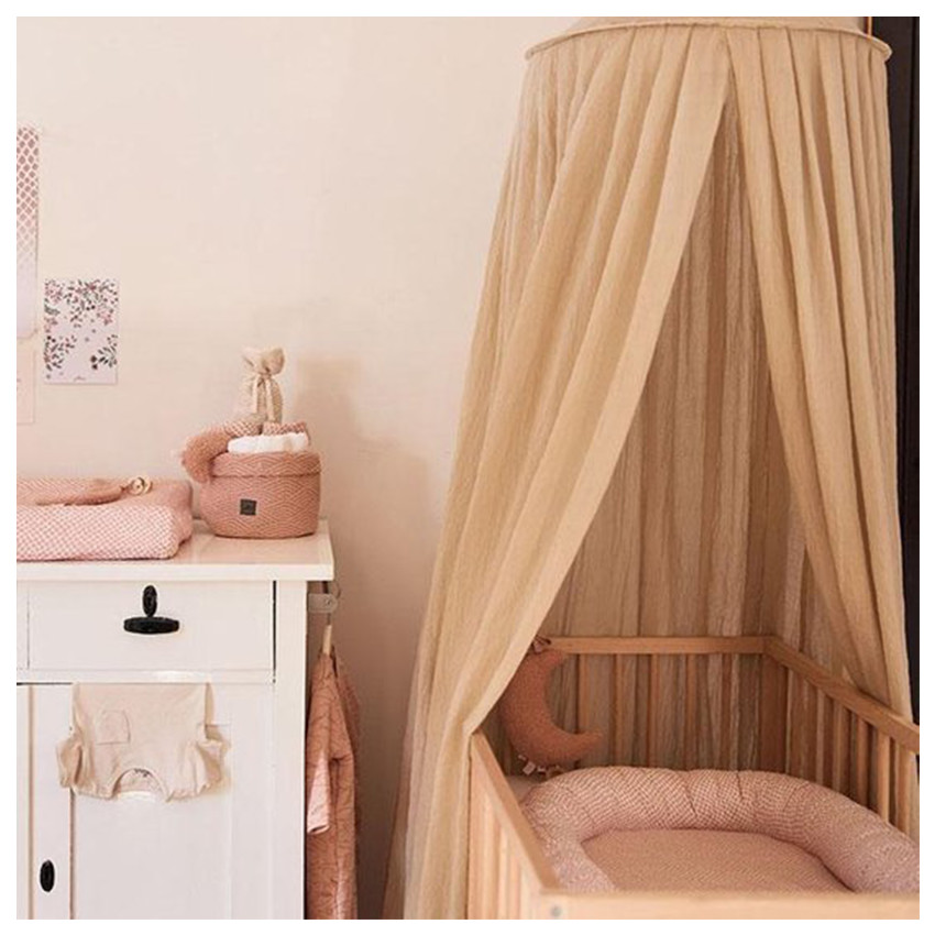 Ciel de lit et moustiquaire vintage 245 cm Nougat 