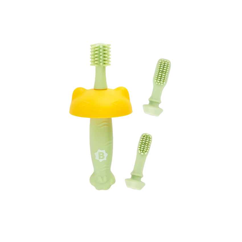 Brosse à dents de silicone évolutive 6M+ 