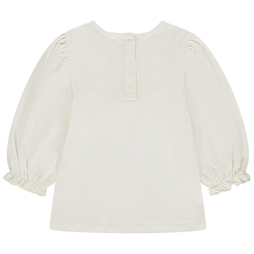 Lange mouwen pofmouwen T-shirt met 3D print voor meisjes 