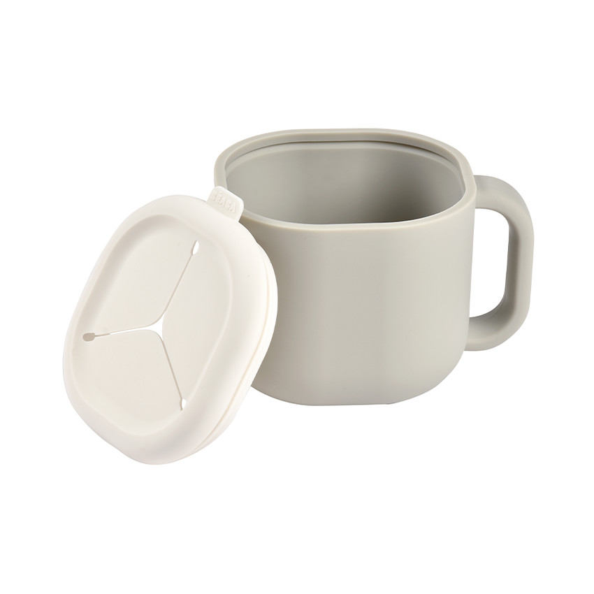 Tasse Pick & Snack en silicone velcet grey 