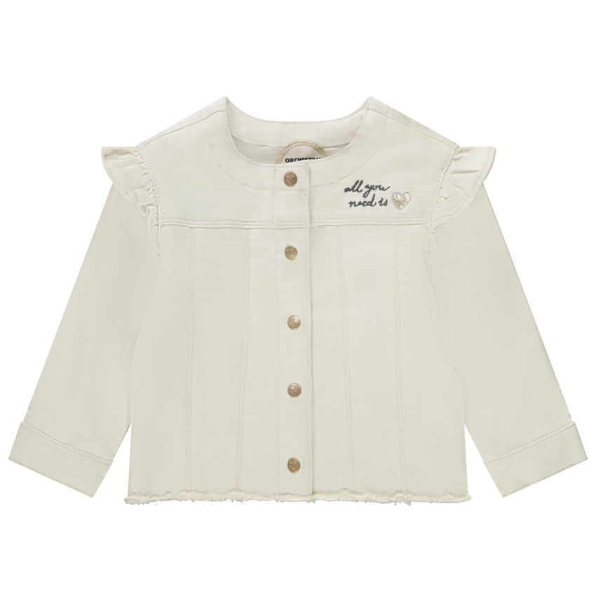 Jas met borduursel voor meisjes 