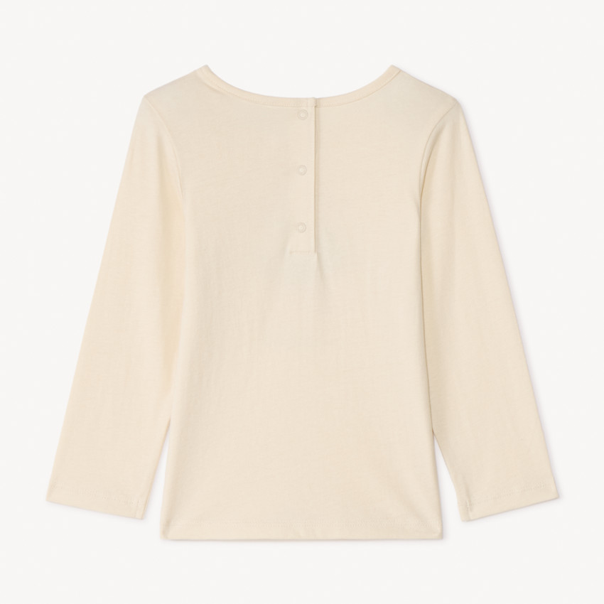 Langarm T-shirt met glitters voor meisje 