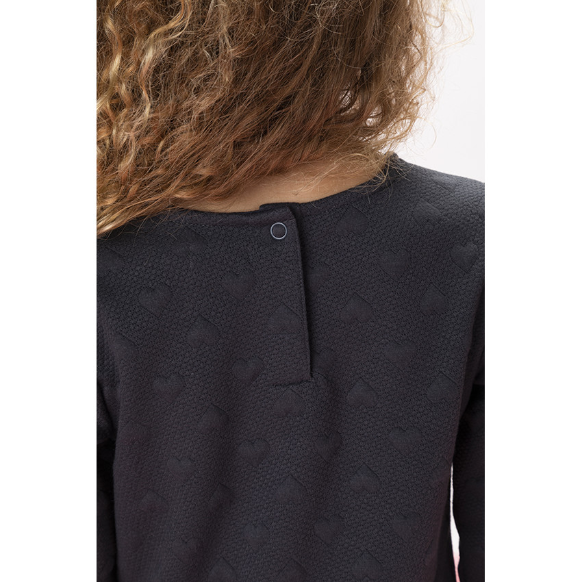 Robe manches longues en jaquard pour fille  