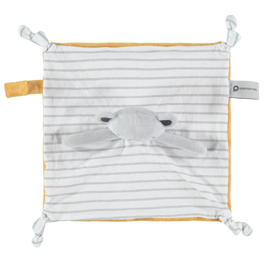 Doudou mouchoir ours en velours 