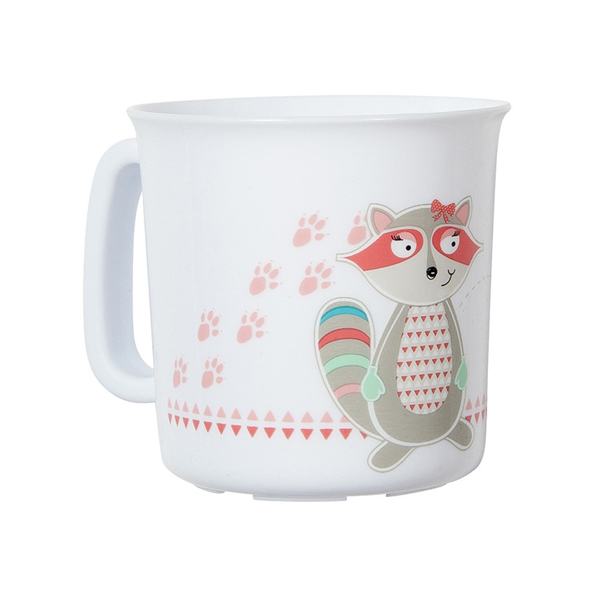 Tasse micro-ondable - Pink Racoon 