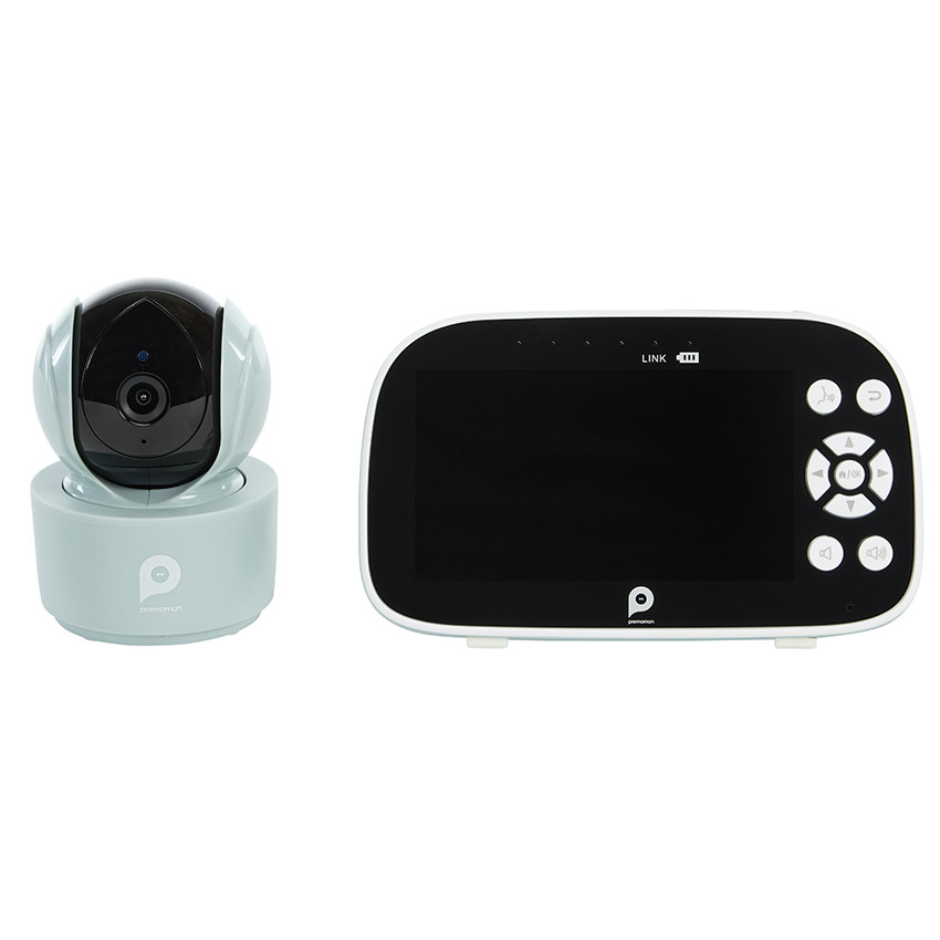 Babyphone vidéo Ojo avec caméra rotative vert d'eau 