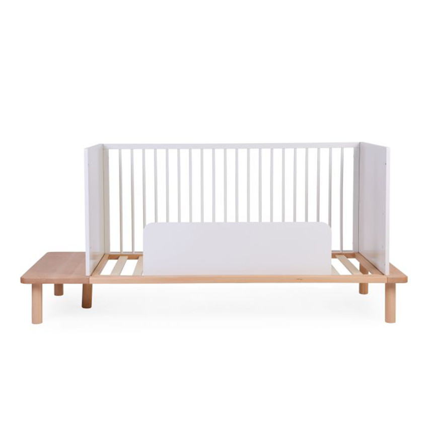 Evobed + Barrière de lit 140X70CM Ecru 
