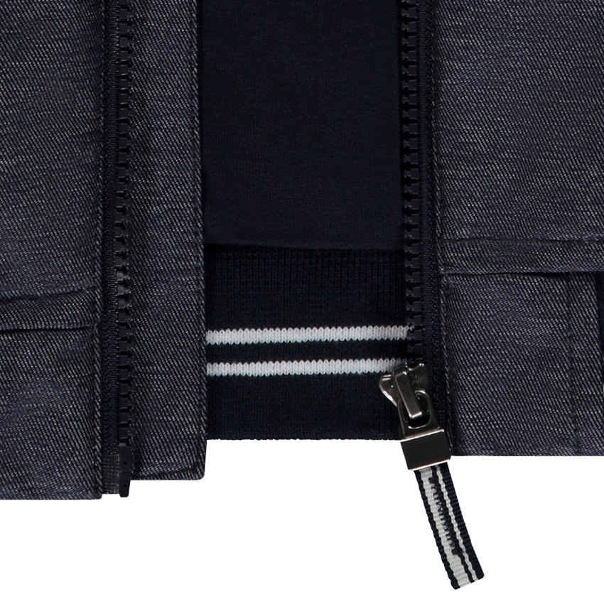 Coupe-vent à capuche effet métallisé pour garçon 