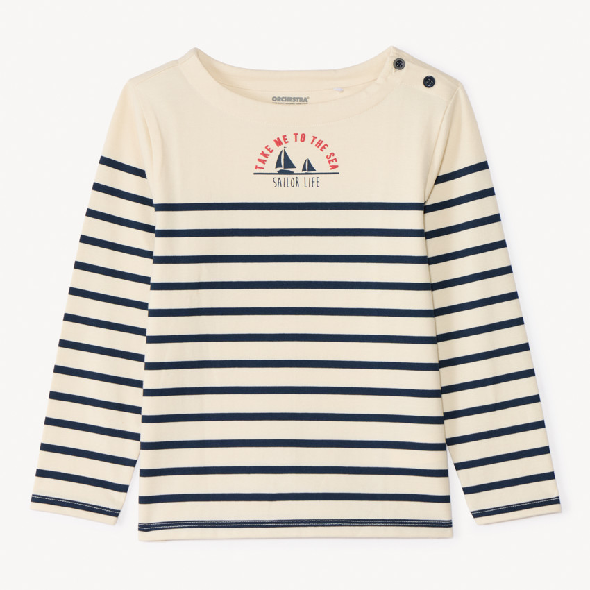 Langarmige marinière jongens 