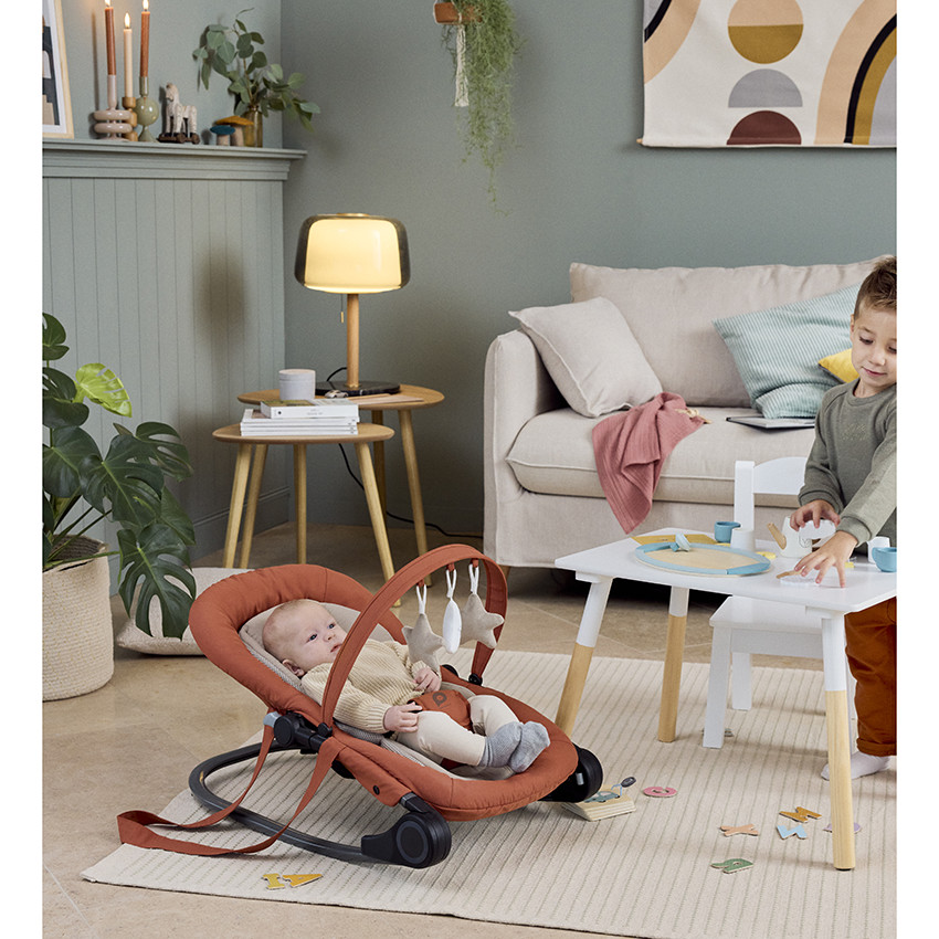 Transat avec arche de jeux Sluggy - Terracotta 